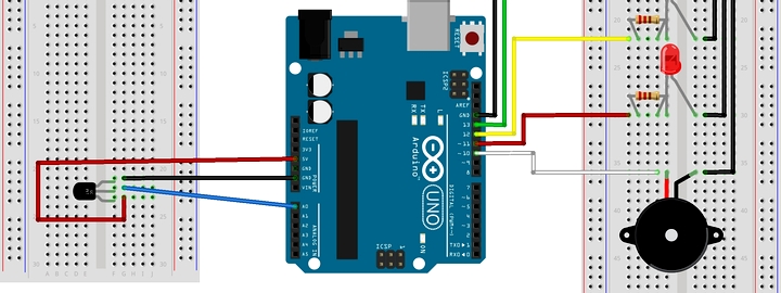 Arduino e il sensore di temperatura - Megahub